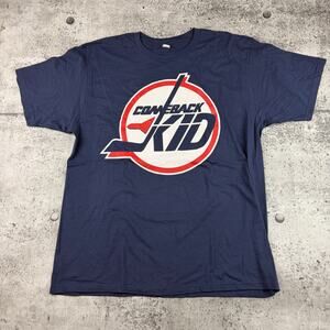 Comeback Kid Band Shirt Size XL Hockey Logo